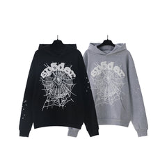 Sp5der OG Web Hoodie Black