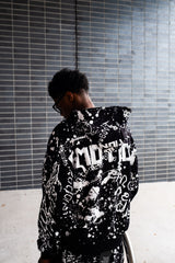 Mixed Emotions Black “Graffiti” Hoodie