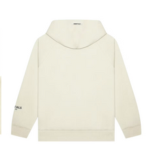 Essentials Cream Hoodie Front Logo