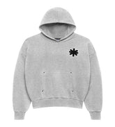 Lost Shdws OG Sun Logo Hoodie Heather Grey