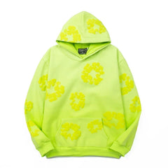 Denim tea, hip hop, hoodie, trendy hip-hop, high street retro, vintage, vintage, plus fleece hooded sweatshirt for men (2)