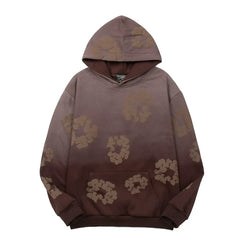 Denim tea, hip hop, hoodie, trendy hip-hop, high street retro, vintage, vintage, plus fleece hooded sweatshirt for men (1)