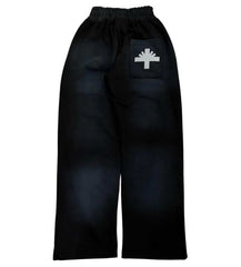 Vertabrae Logo Sweatpants Black/White