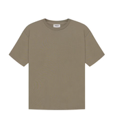 Essentials Taupe Tee Back Logo