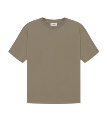Essentials Taupe Tee Back Logo