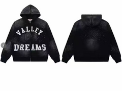 Vale Forever Classico Zip Up Hoodie Black