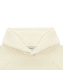Essentials Cream Hoodie Front Logo