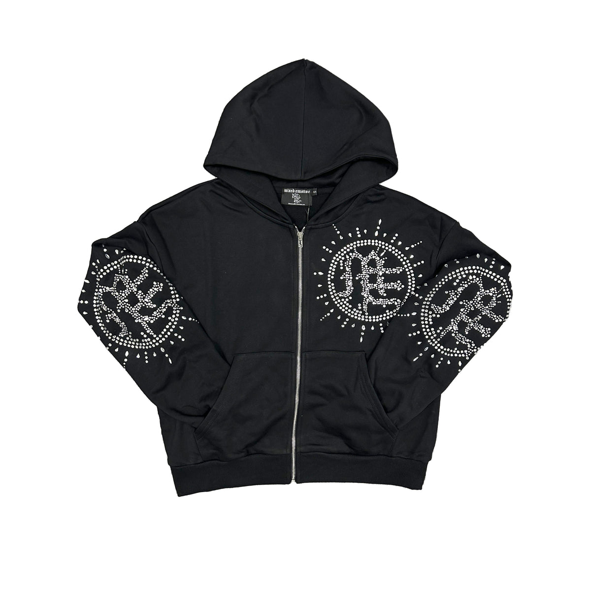 Mixed Emotions ‘Eclipse’ Black Rhinestone Hoodie