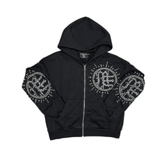 Mixed Emotions ‘Eclipse’ Black Rhinestone Hoodie