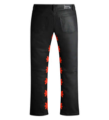 Lost Shdws Wax Pant Black/Red