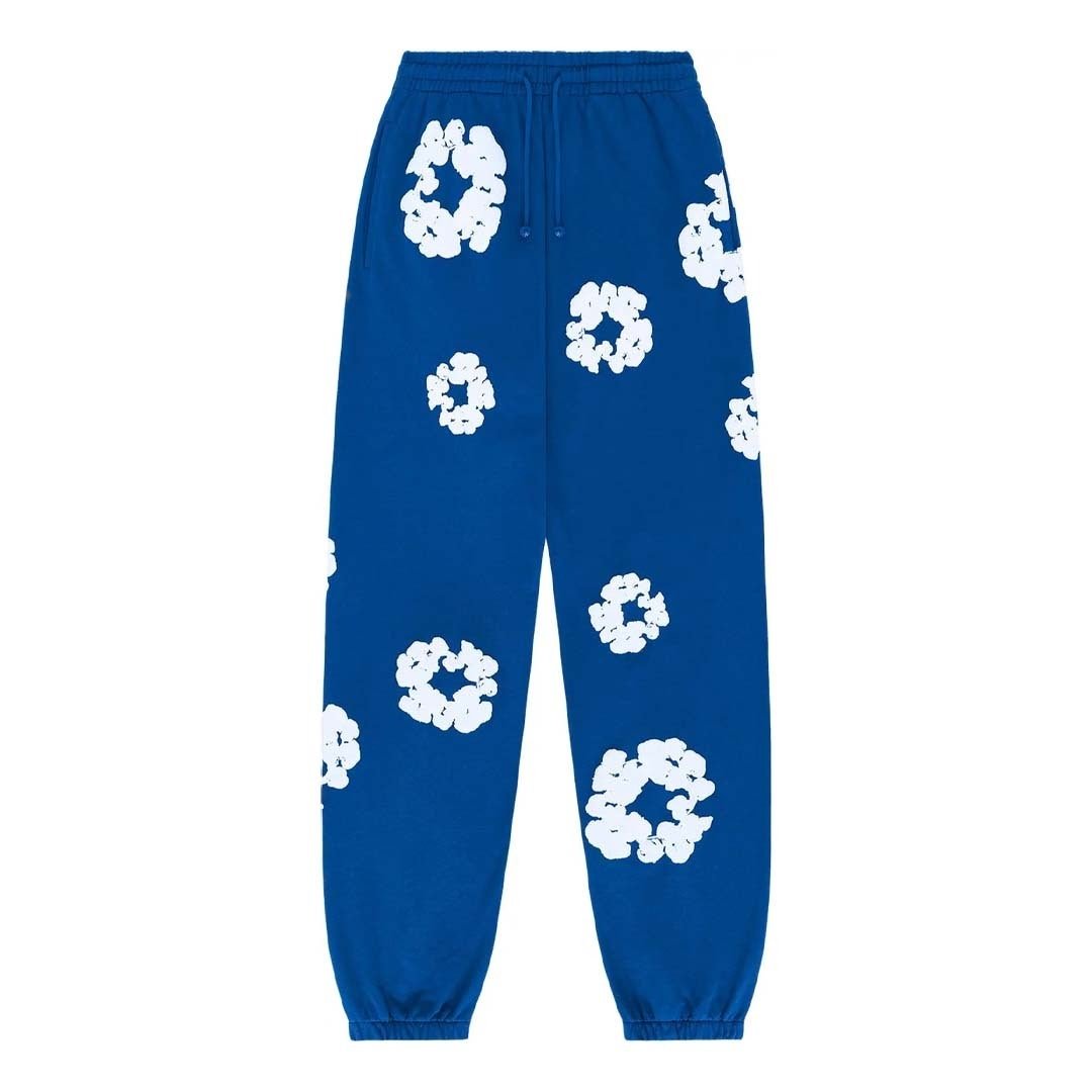 Denim Tears The Cotton Wreath Sweatpants Royal Blue