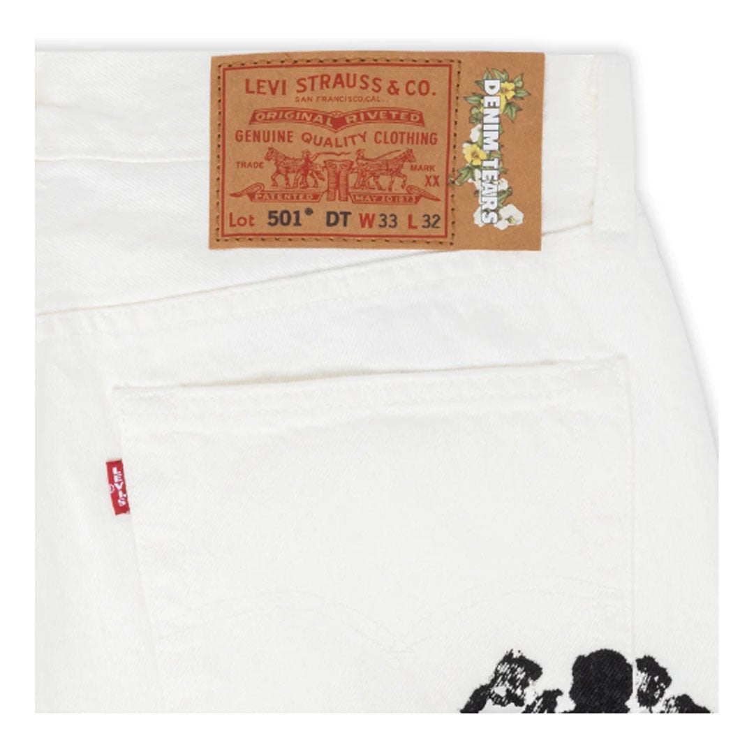 Denim Tears x Levi's Cotton Wreath Jeans White